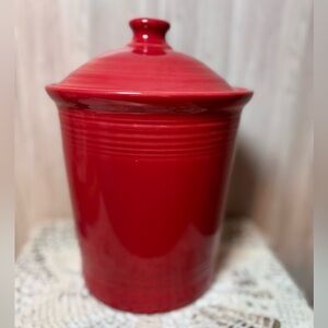 Fiesta Bold Red Canister Dinnerware